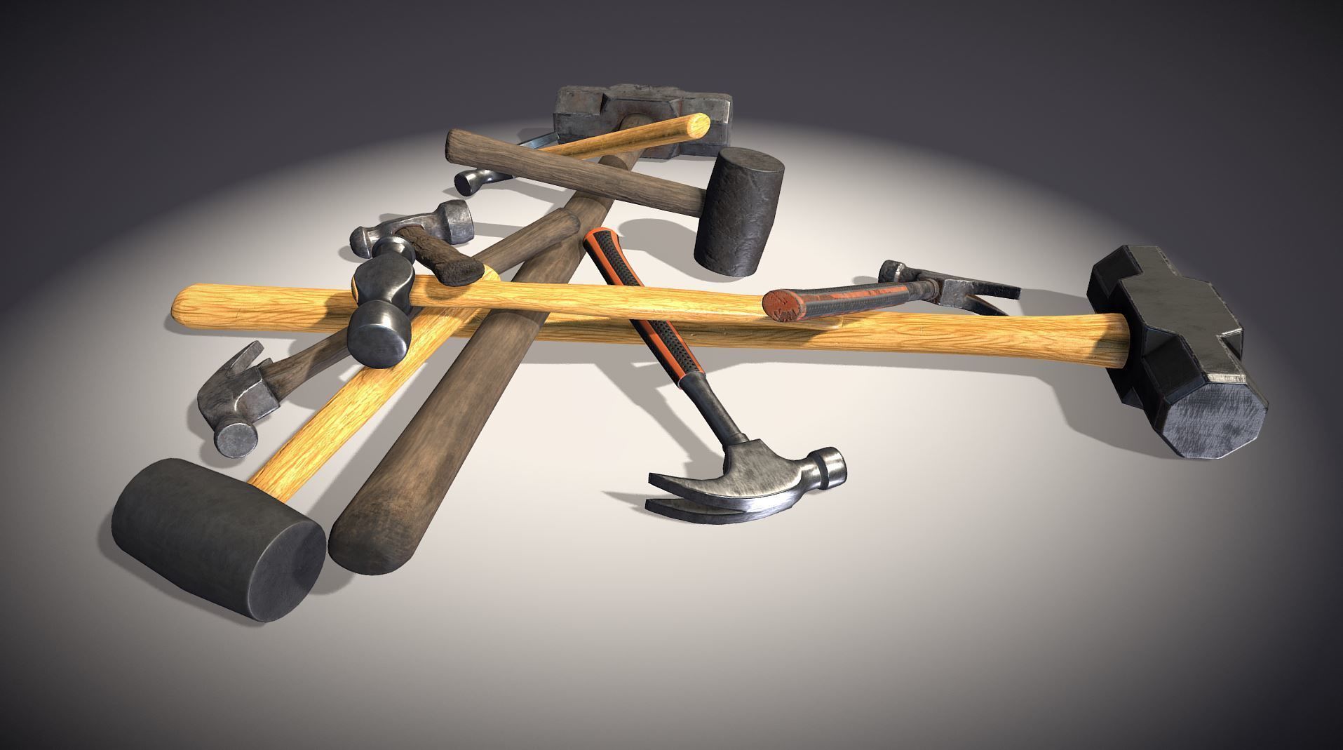 Tool Pack - 40 PBR Hand Tools 3D model_21