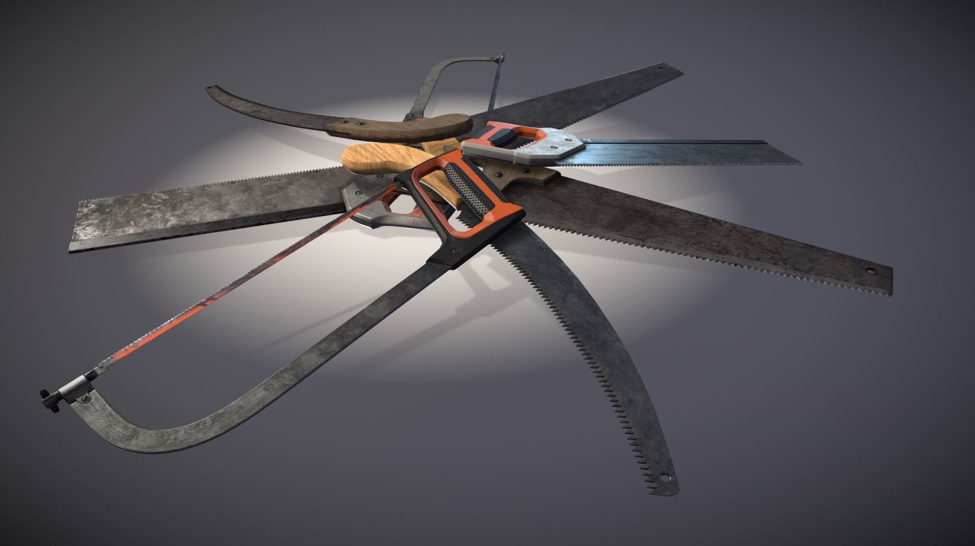 Tool Pack - 40 PBR Hand Tools 3D model_34