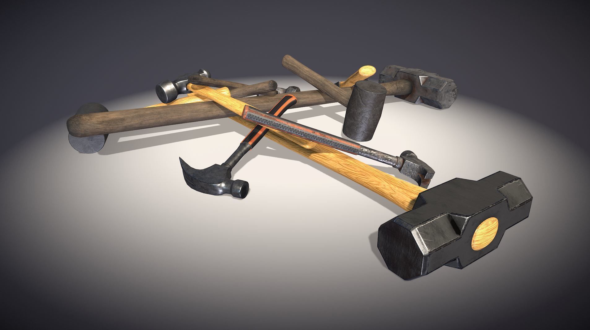 Tool Pack - 40 PBR Hand Tools 3D model_20