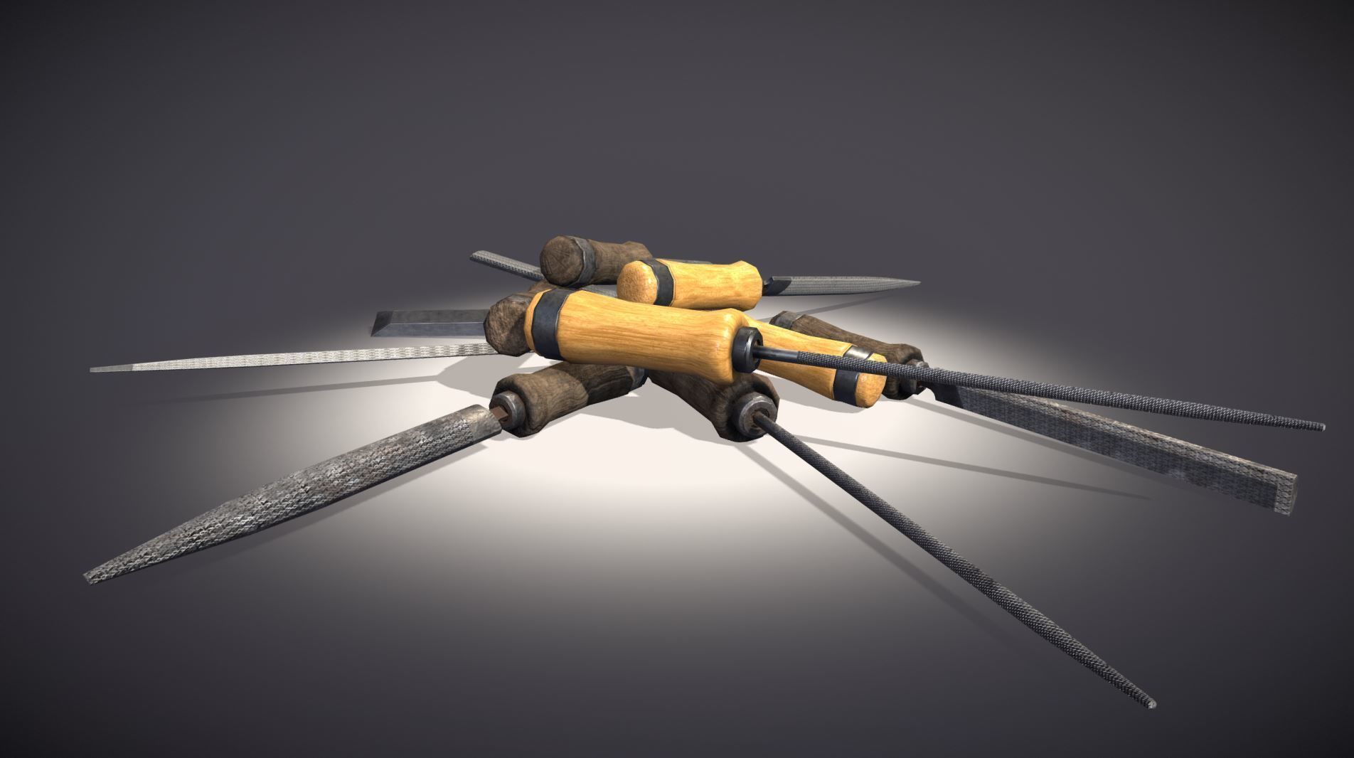 Tool Pack - 40 PBR Hand Tools 3D model_16