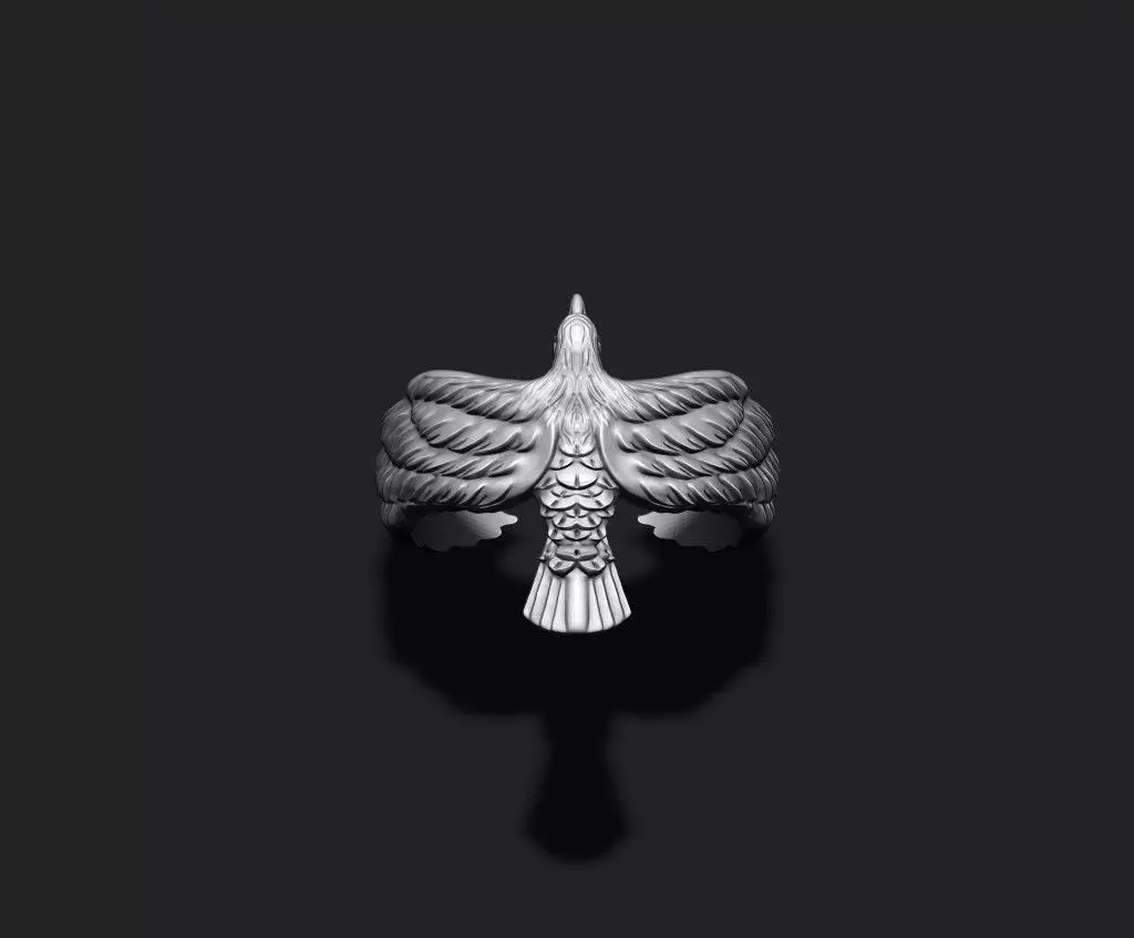 Eagle ring 3D print model