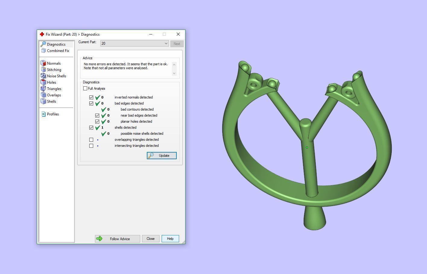 Diamond  And Ruby 18K Gold Rings 3D print model_9