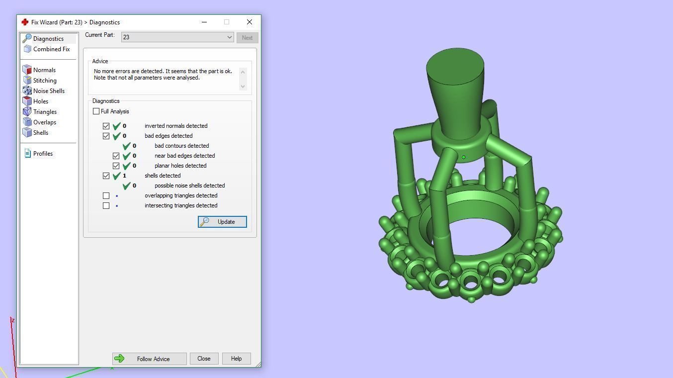 Diamond  And Ruby 18K Gold Rings 3D print model_12