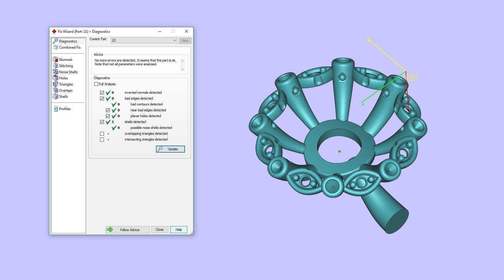 Diamond  And Ruby 18K Gold Rings 3D print model_11