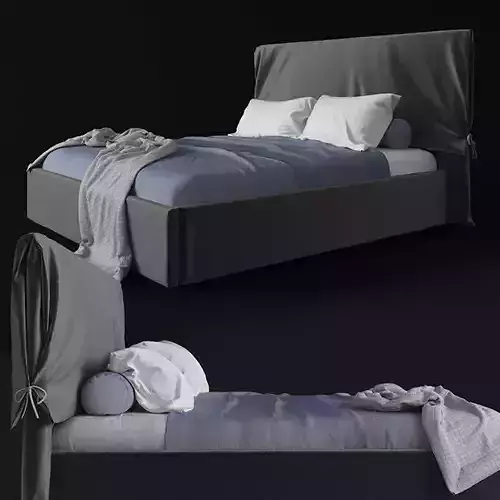 Big Bed with Sheets