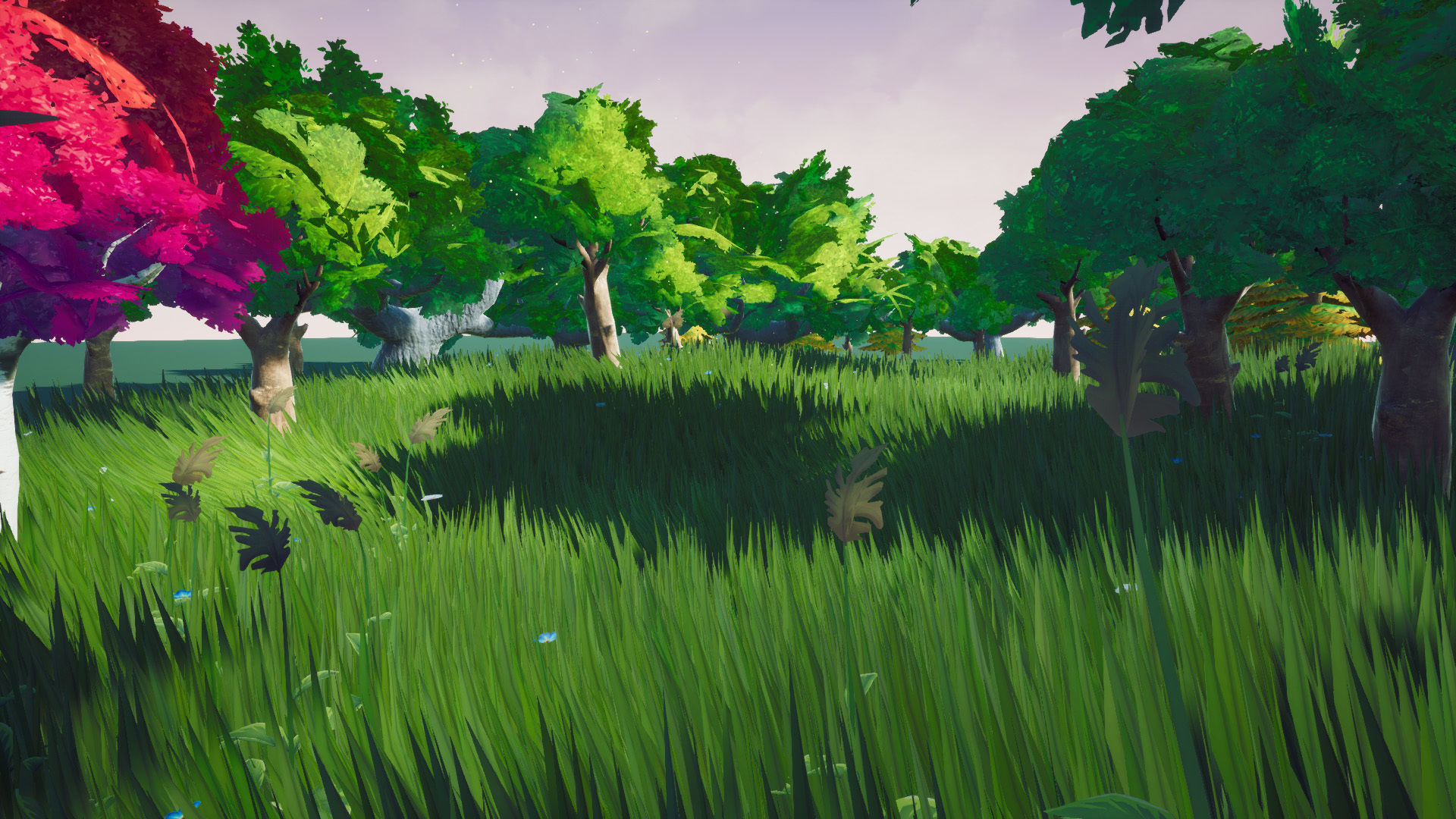 Stylized Foliage And Trees - Unreal Engine 4 Low-poly 3D model_5