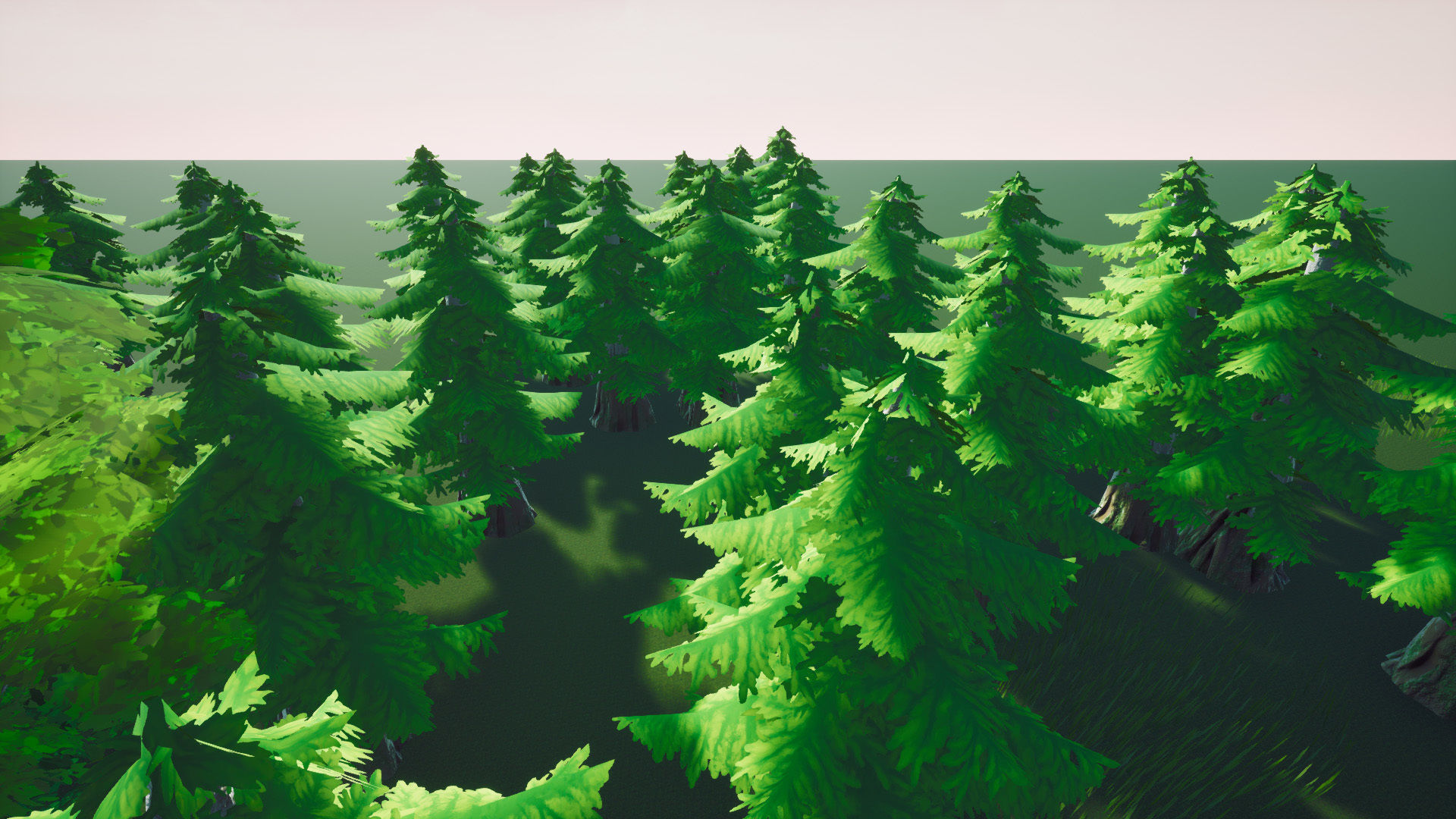 Stylized Foliage And Trees - Unreal Engine 4 Low-poly 3D model_6