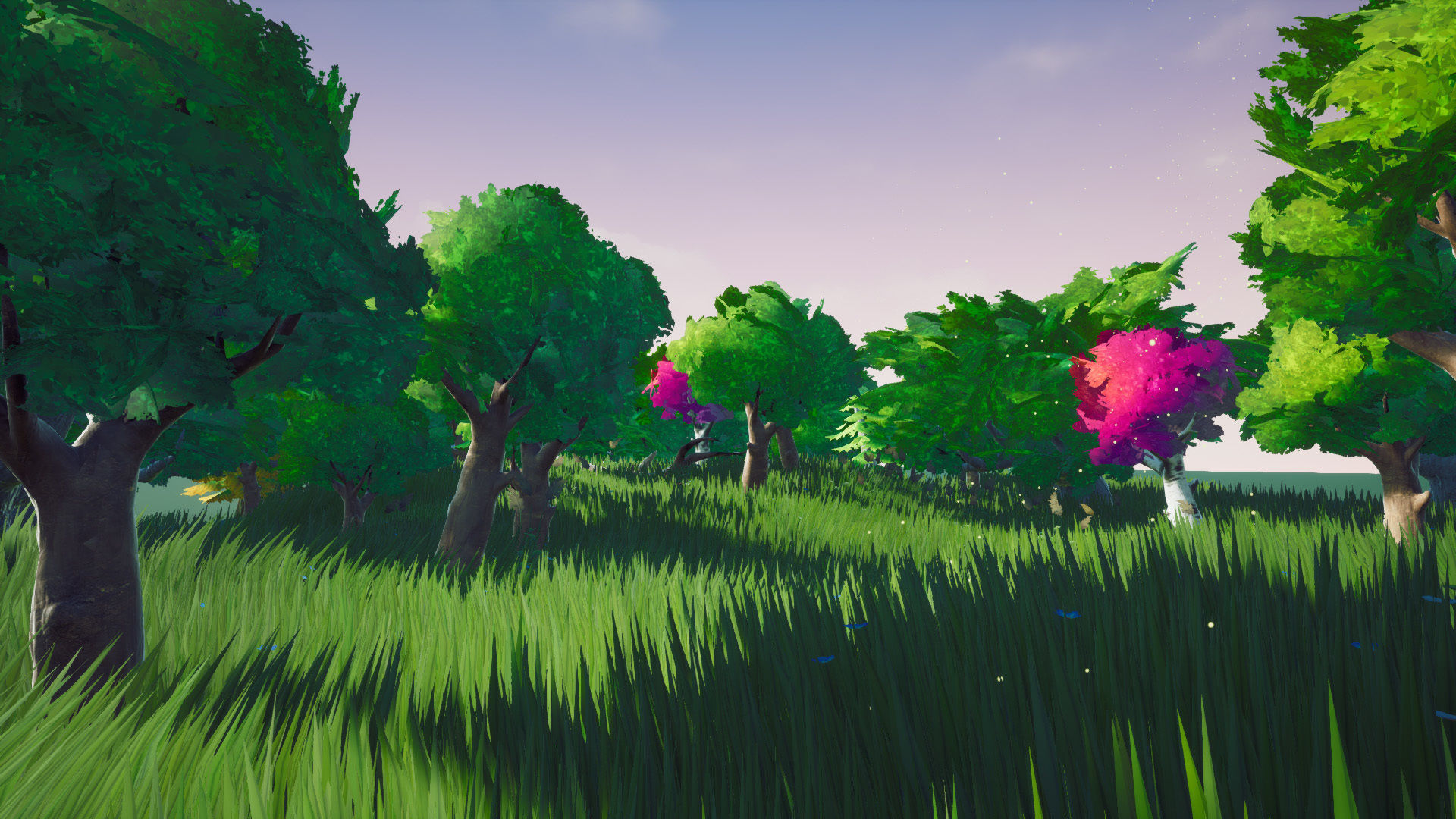 Stylized Foliage And Trees - Unreal Engine 4 Low-poly 3D model_3