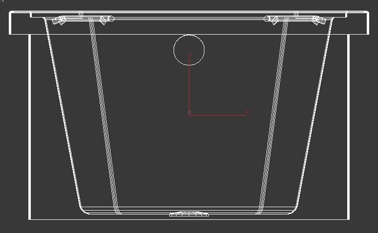 Bath 7 3D Model bathtub Low-poly 3D model_3