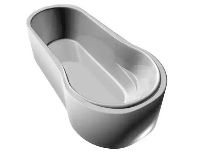 Bath 6 3D Model bathtub