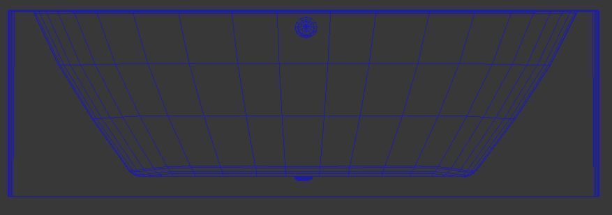 Bath 9 3D Model bathtub Low-poly 3D model_2