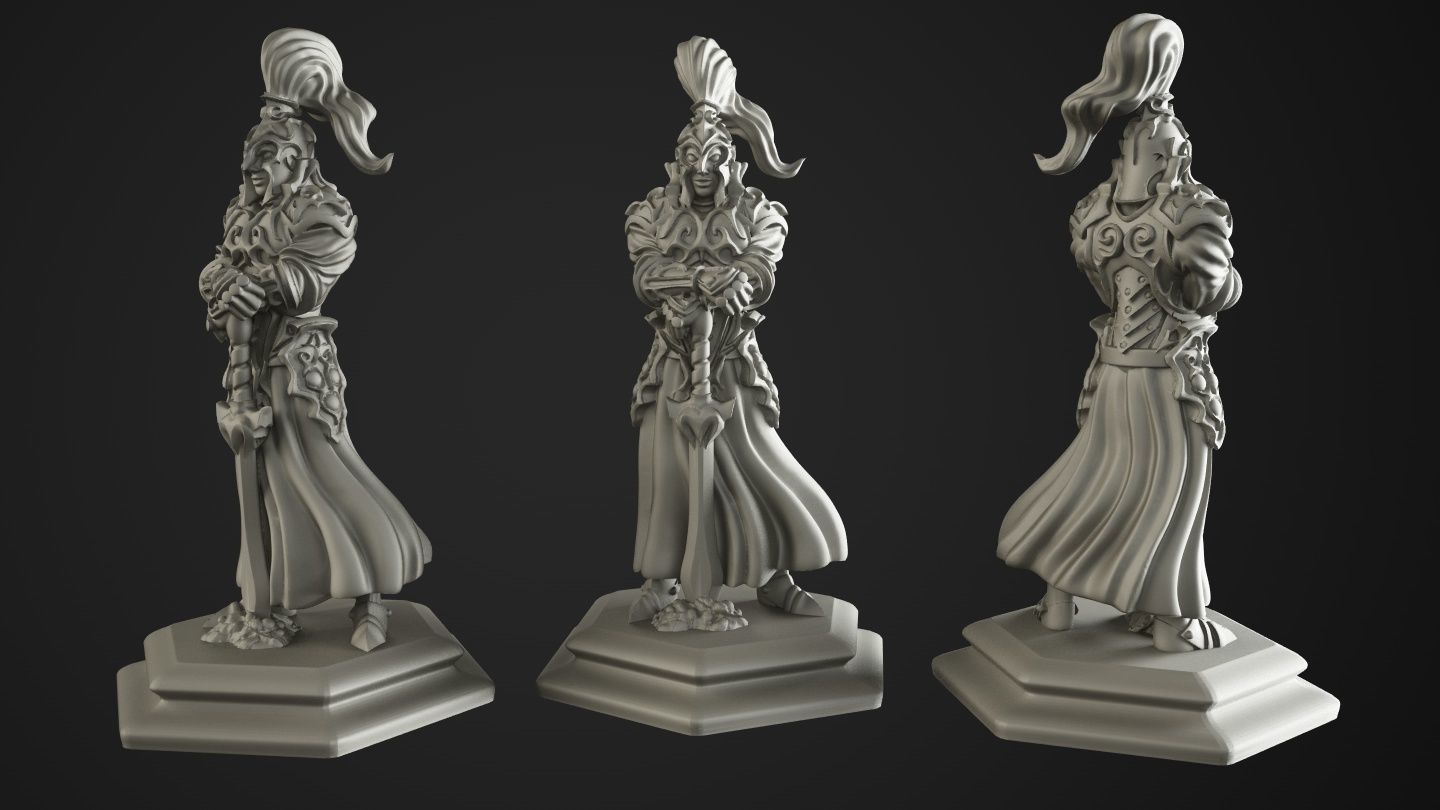 soldier of the high elves 2 3D print model