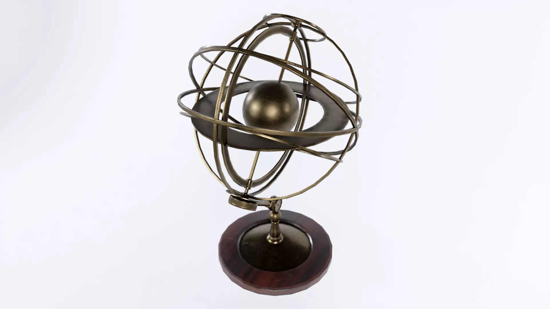 3D model Armillary Sphere VR / AR / low-poly | CGTrader