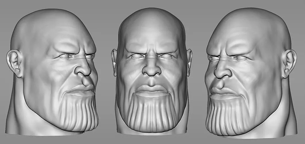 Thanos STL 3d model for 3d printing 3D print model 3D print mode 3D print model_0