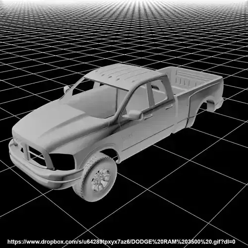  DODGE RAM 3500  3D print model