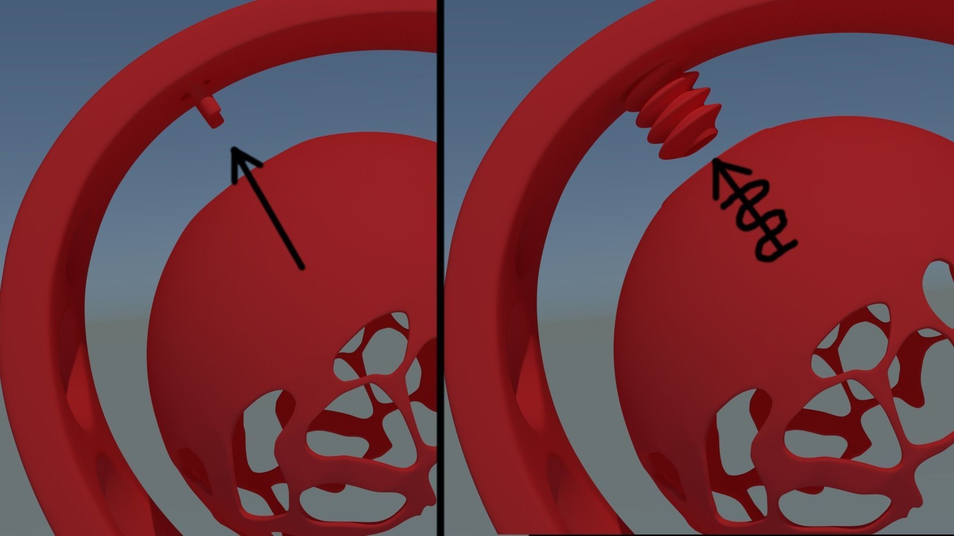 desktop lamp 3D print model_5