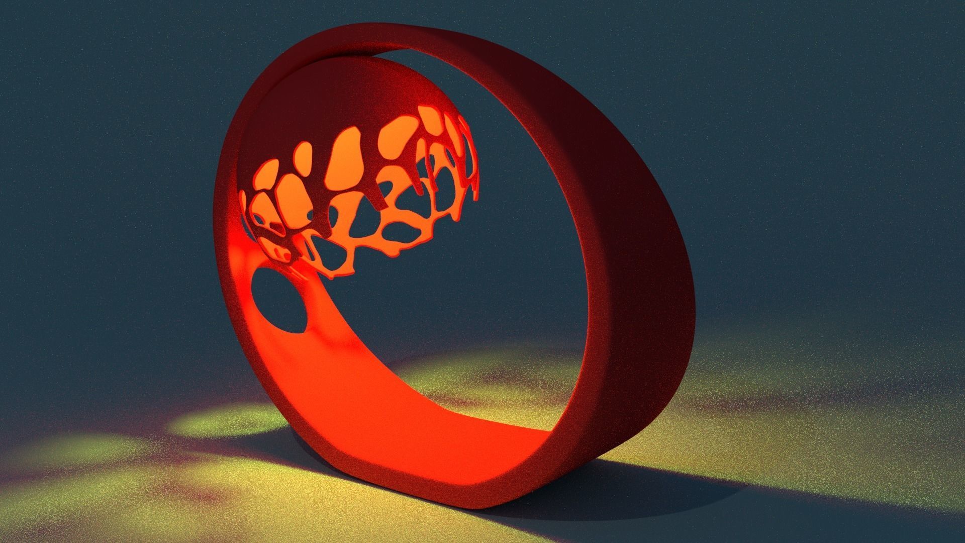 desktop lamp 3D print model_3