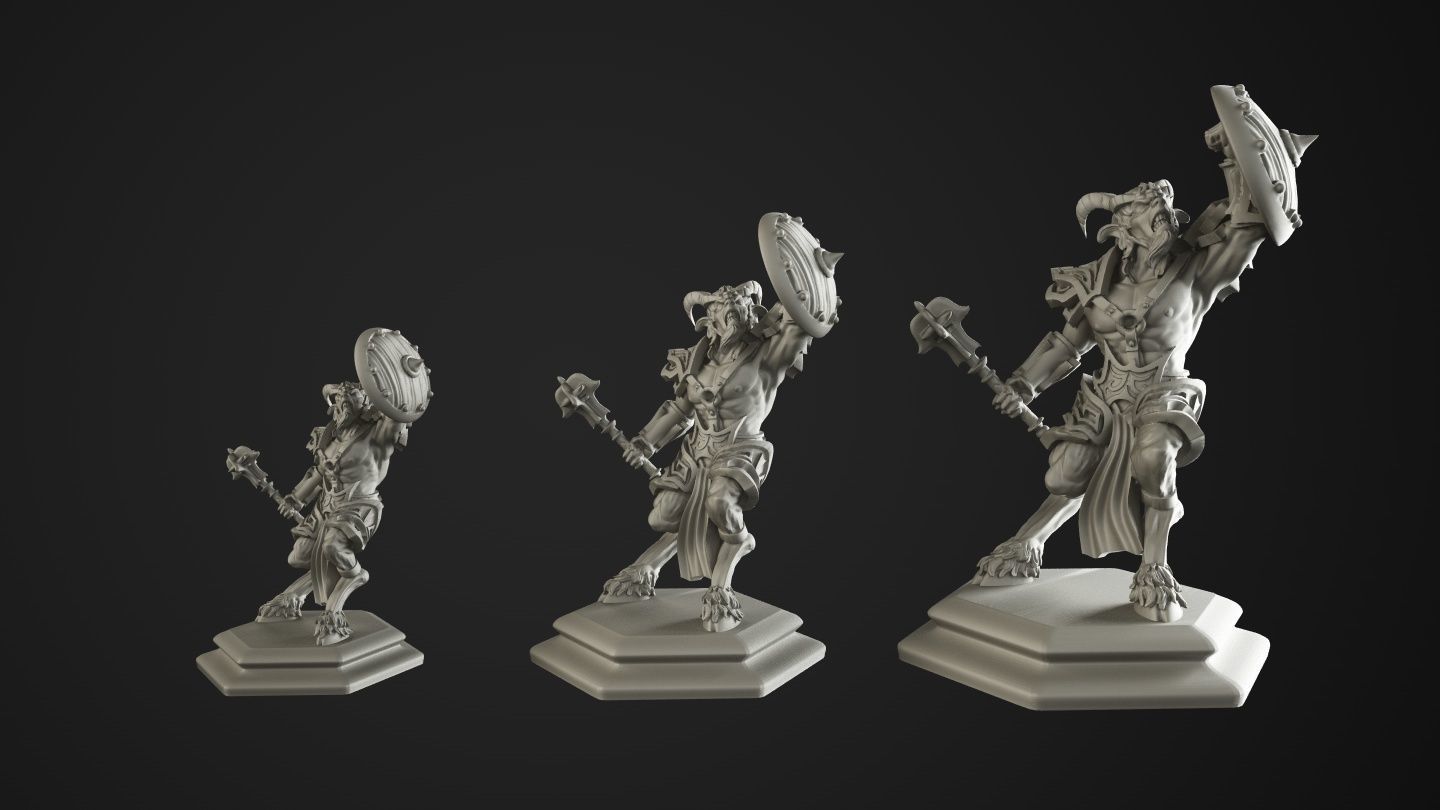 satyr soldier 3D print model_6