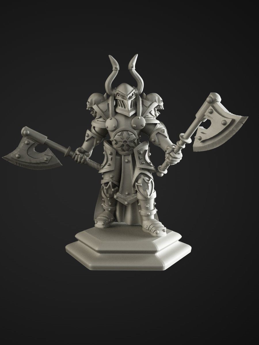 Warrior of the chaos 3D print model