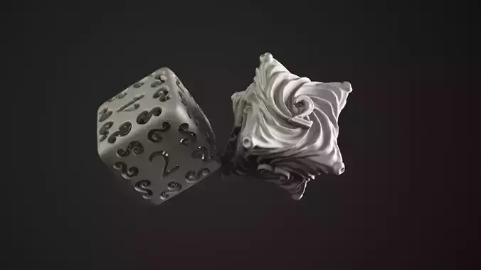 dice chaos and elves 3D print model