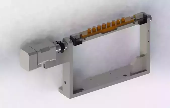 Motor rotation axis 3D model