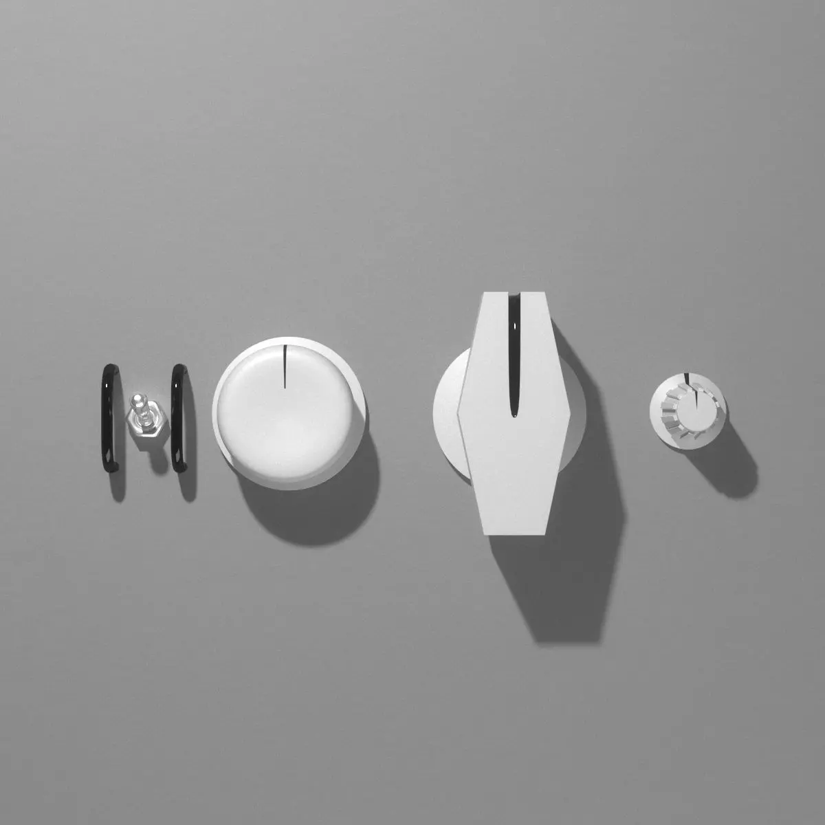 Cockpit Switches 3D model