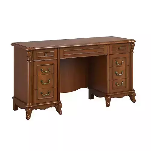 2614300 230-1 Carpenter dresser table A with two pedestals