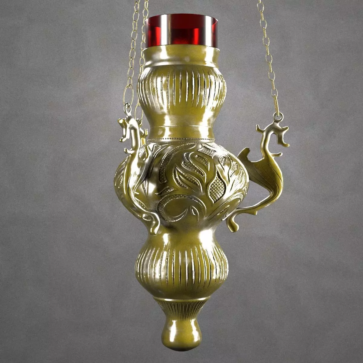 Incense Lamp 3D model_0