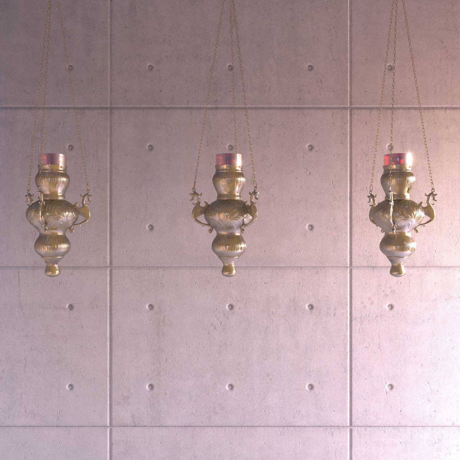 Incense Lamp 3D model_1