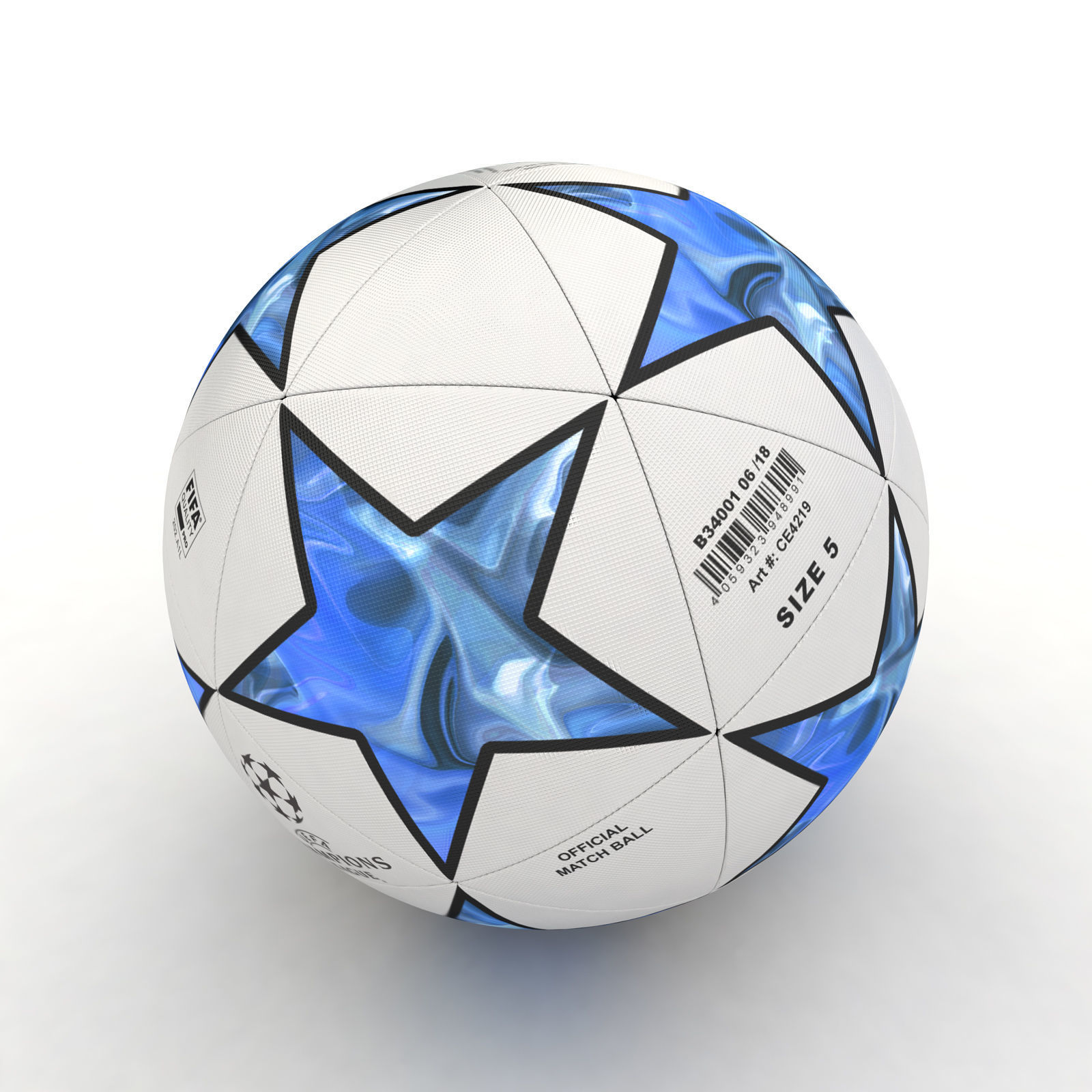 Soccer ball Free 3D model_2