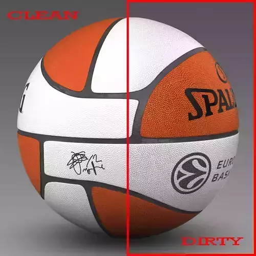 Basketball ball eurwhite