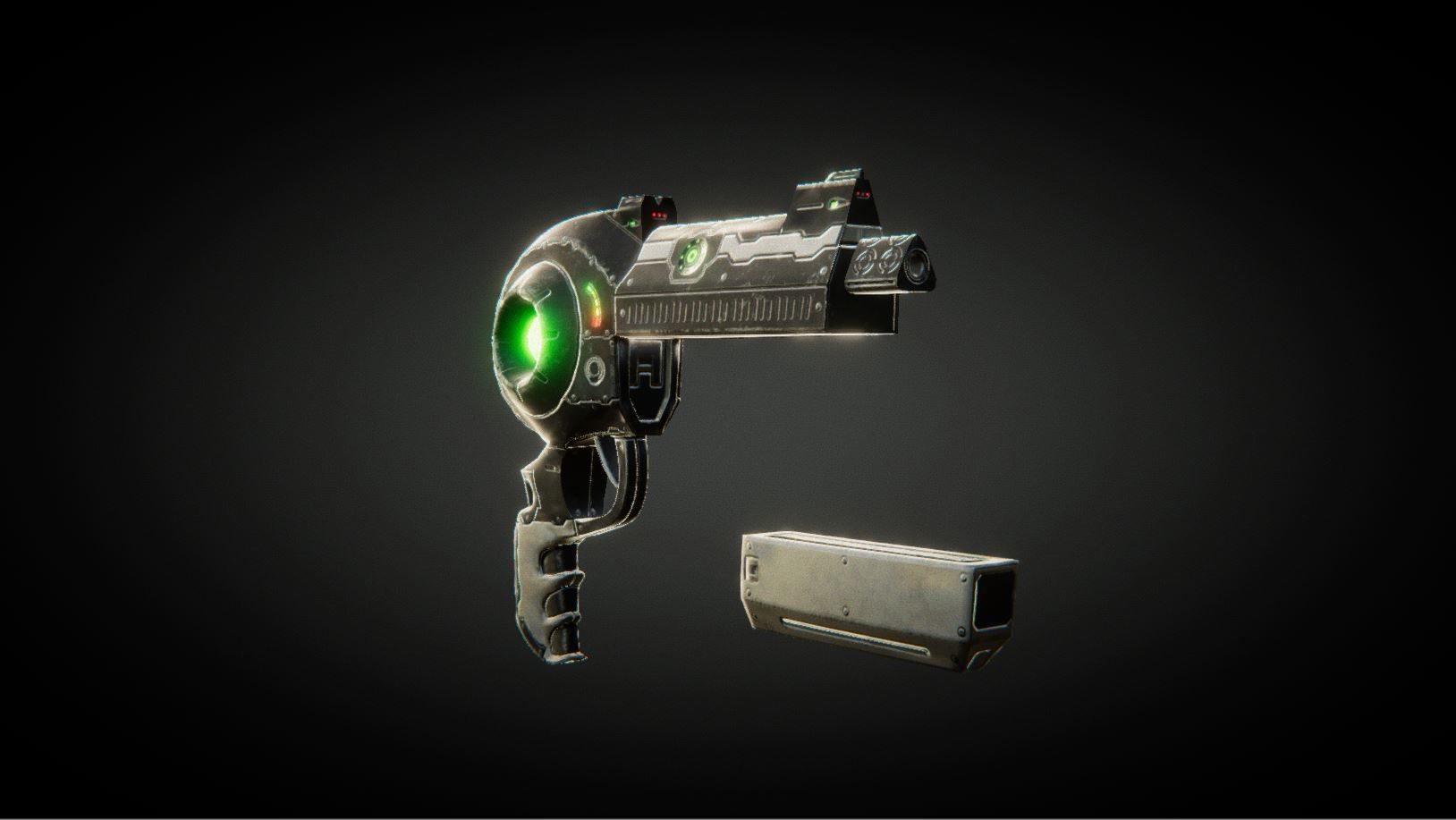 UKit Sci-Fi Weapons Low-poly 3D model_28