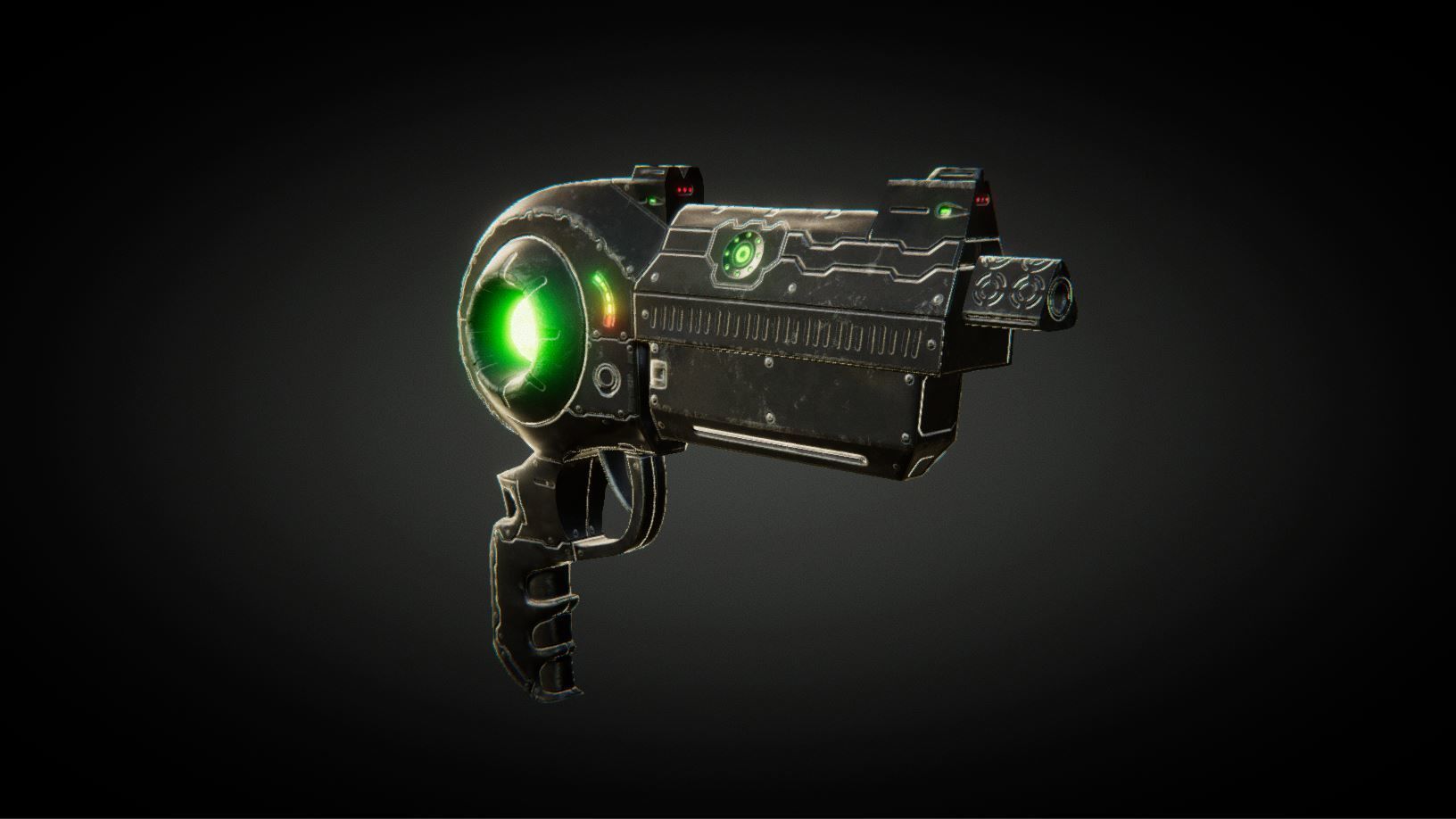 UKit Sci-Fi Weapons Low-poly 3D model_26