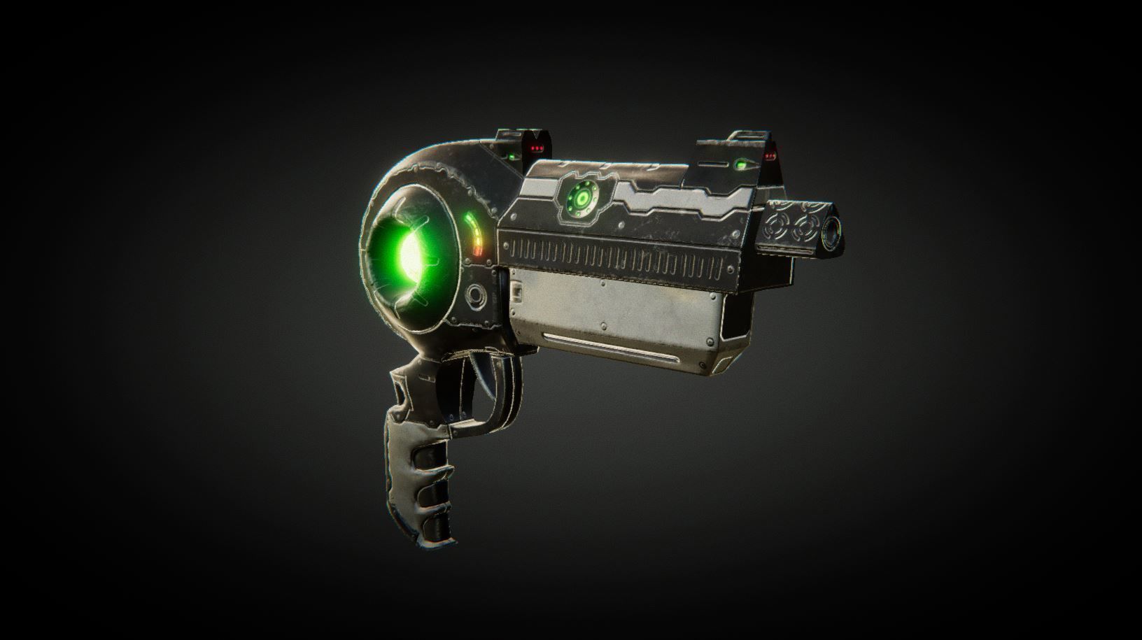 UKit Sci-Fi Weapons Low-poly 3D model_25