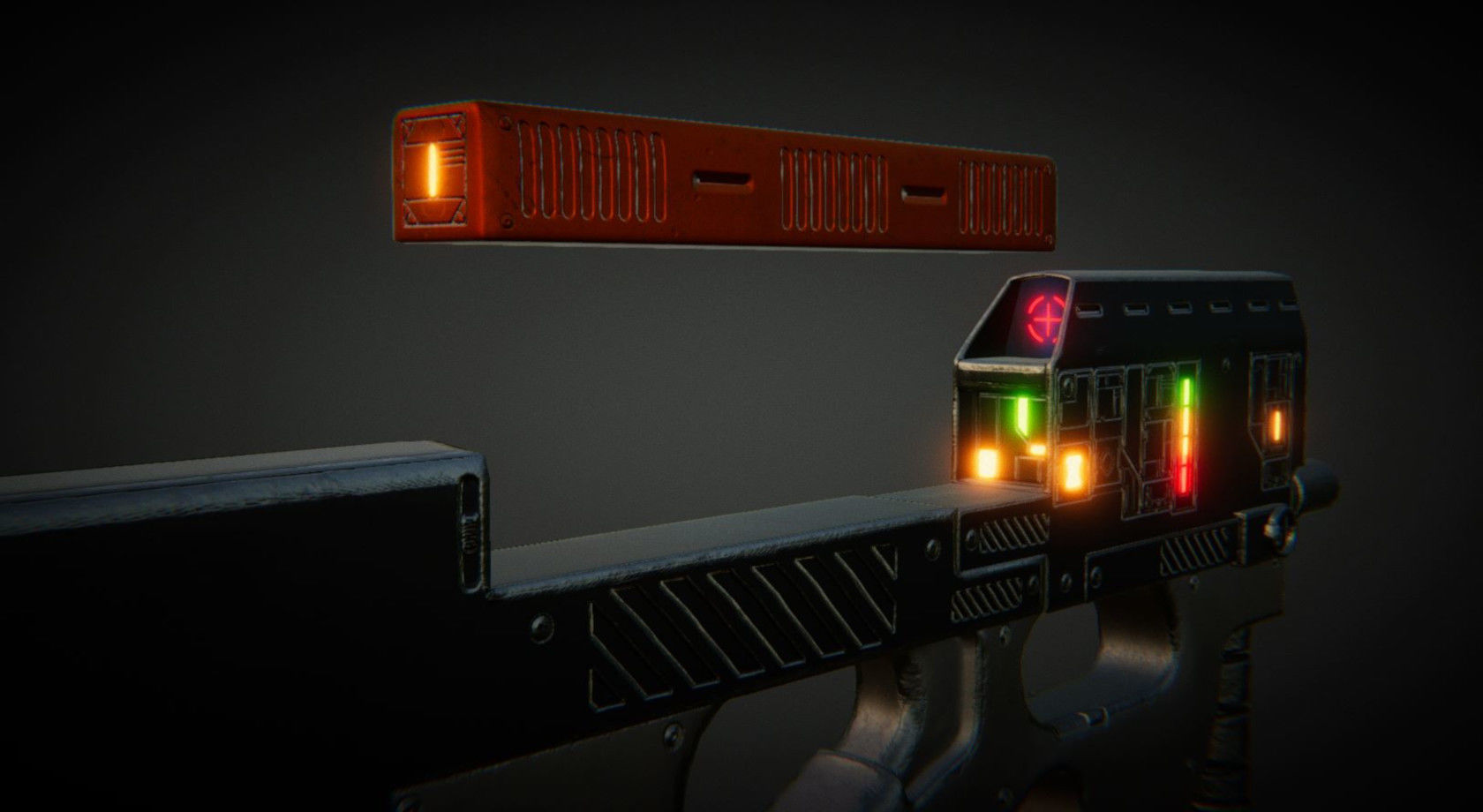 UKit Sci-Fi Weapons Low-poly 3D model_17