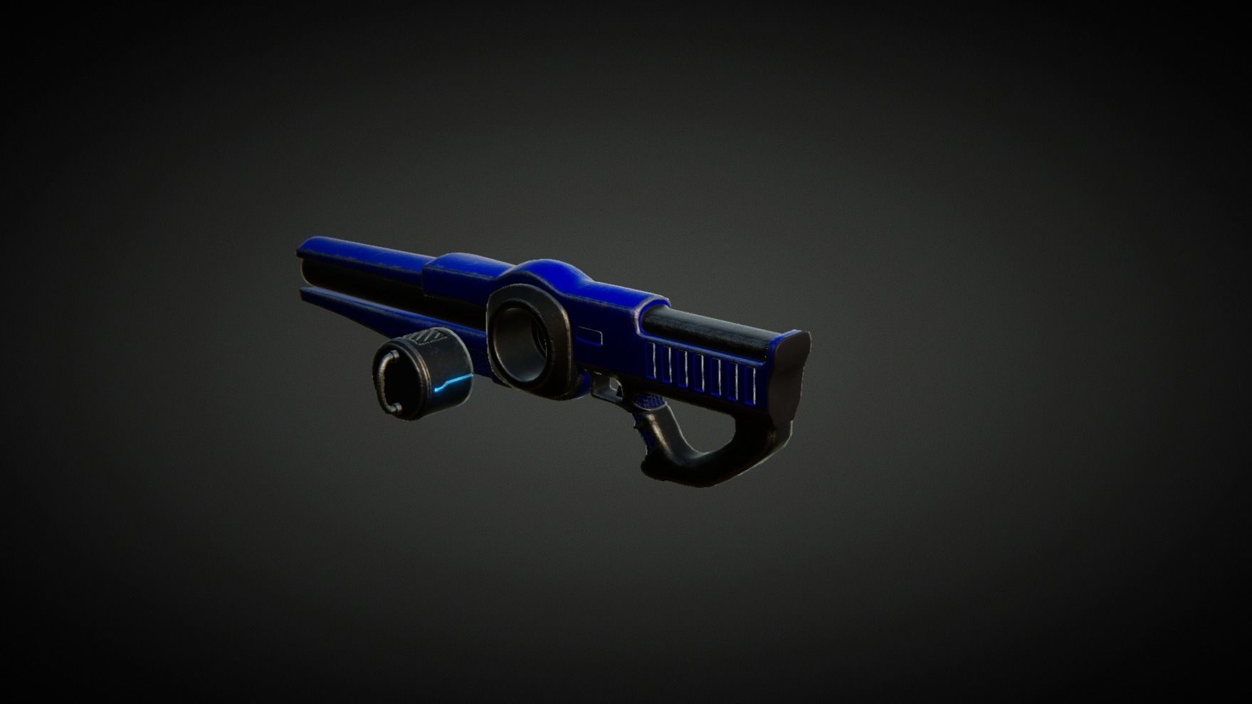 UKit Sci-Fi Weapons Low-poly 3D model_3