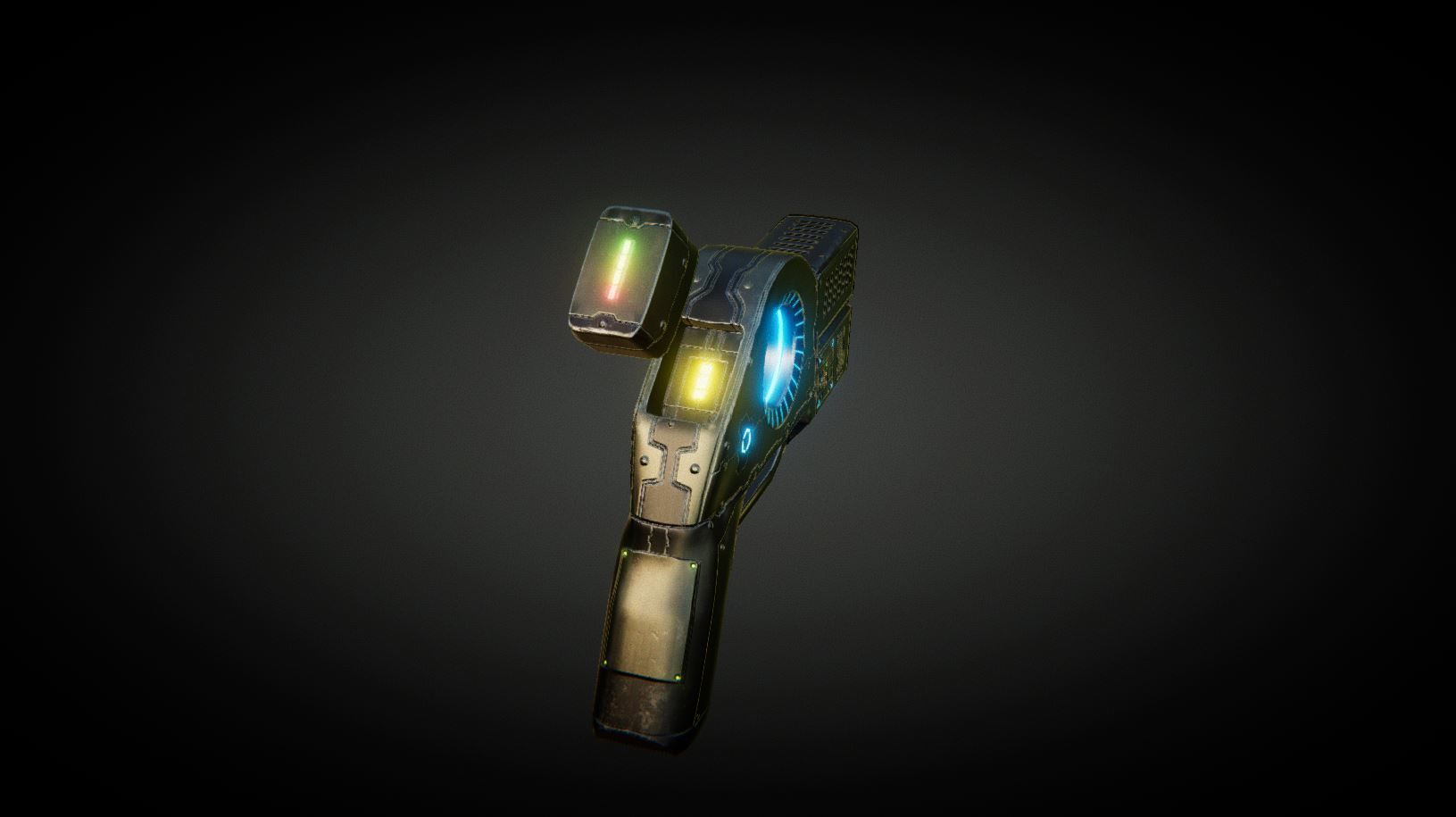 UKit Sci-Fi Weapons Low-poly 3D model_21