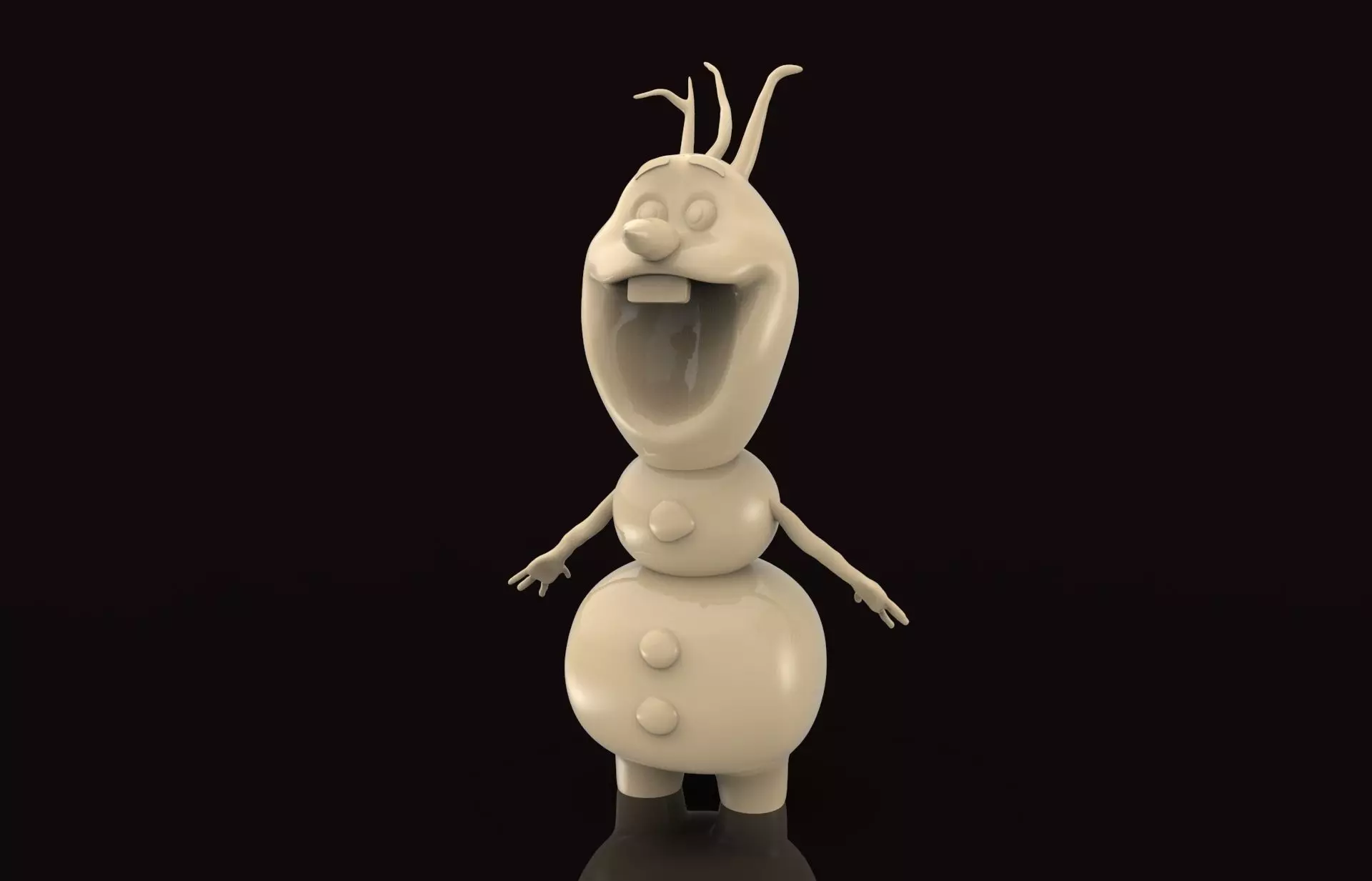 Olaf Toy 3D print model_0