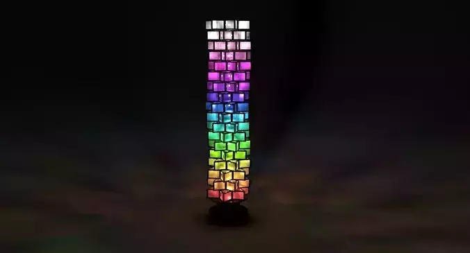 Glass DNA Lamp