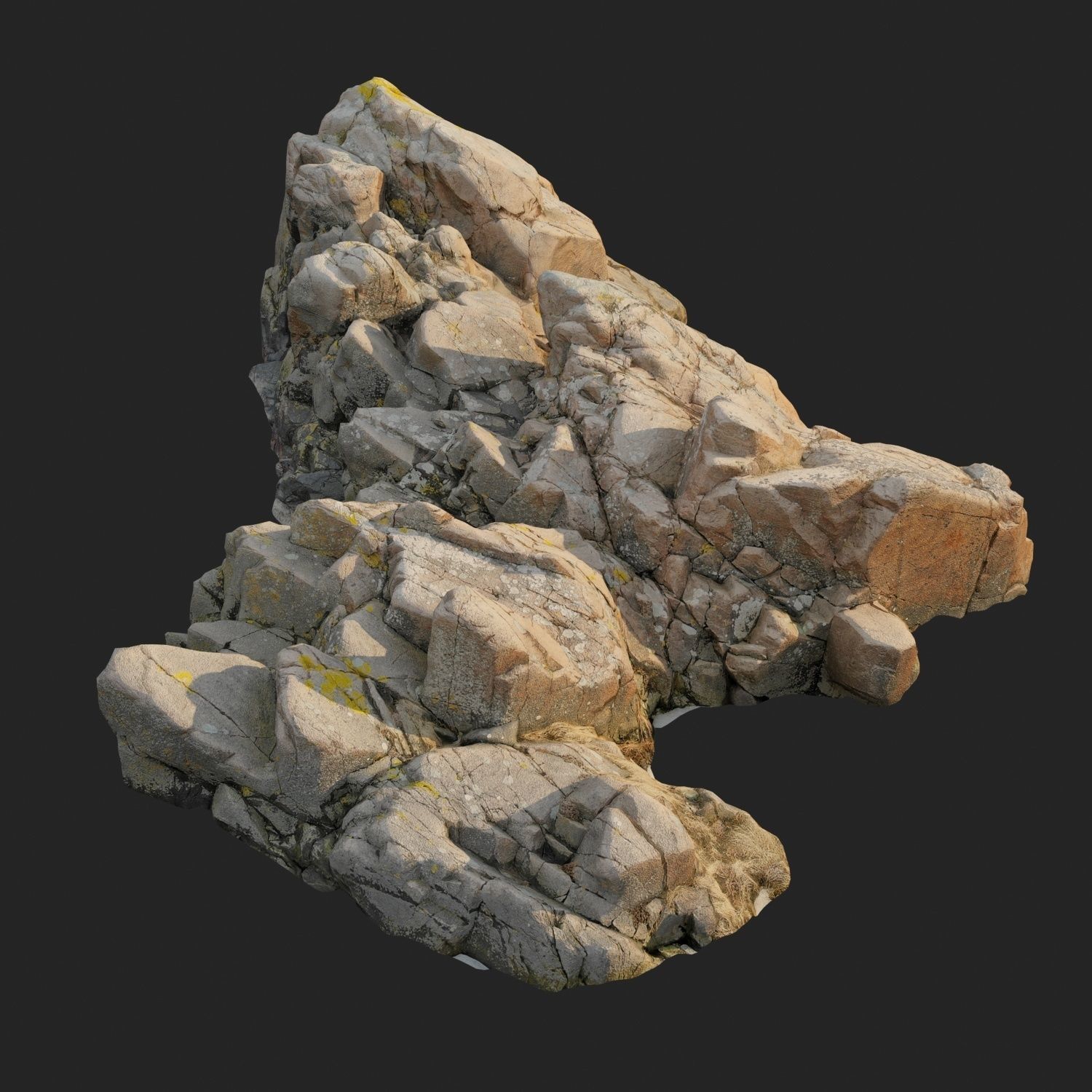 Cliff pack F bundle 3D model_16