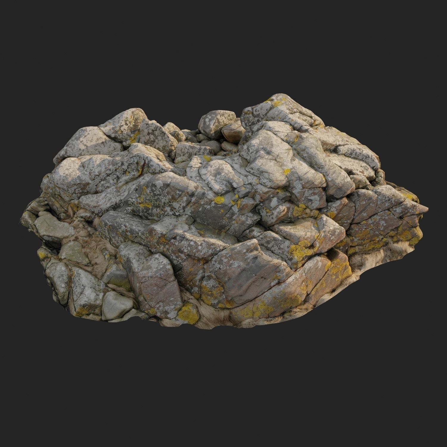 Cliff pack F bundle 3D model_2