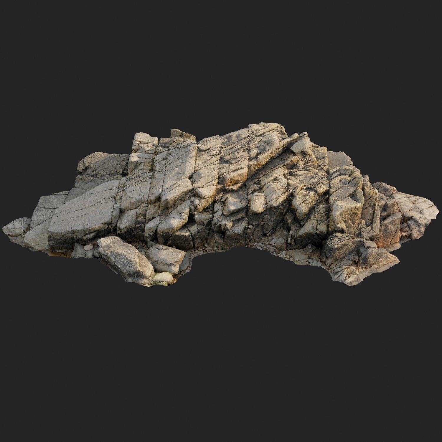 Cliff pack F bundle 3D model_29