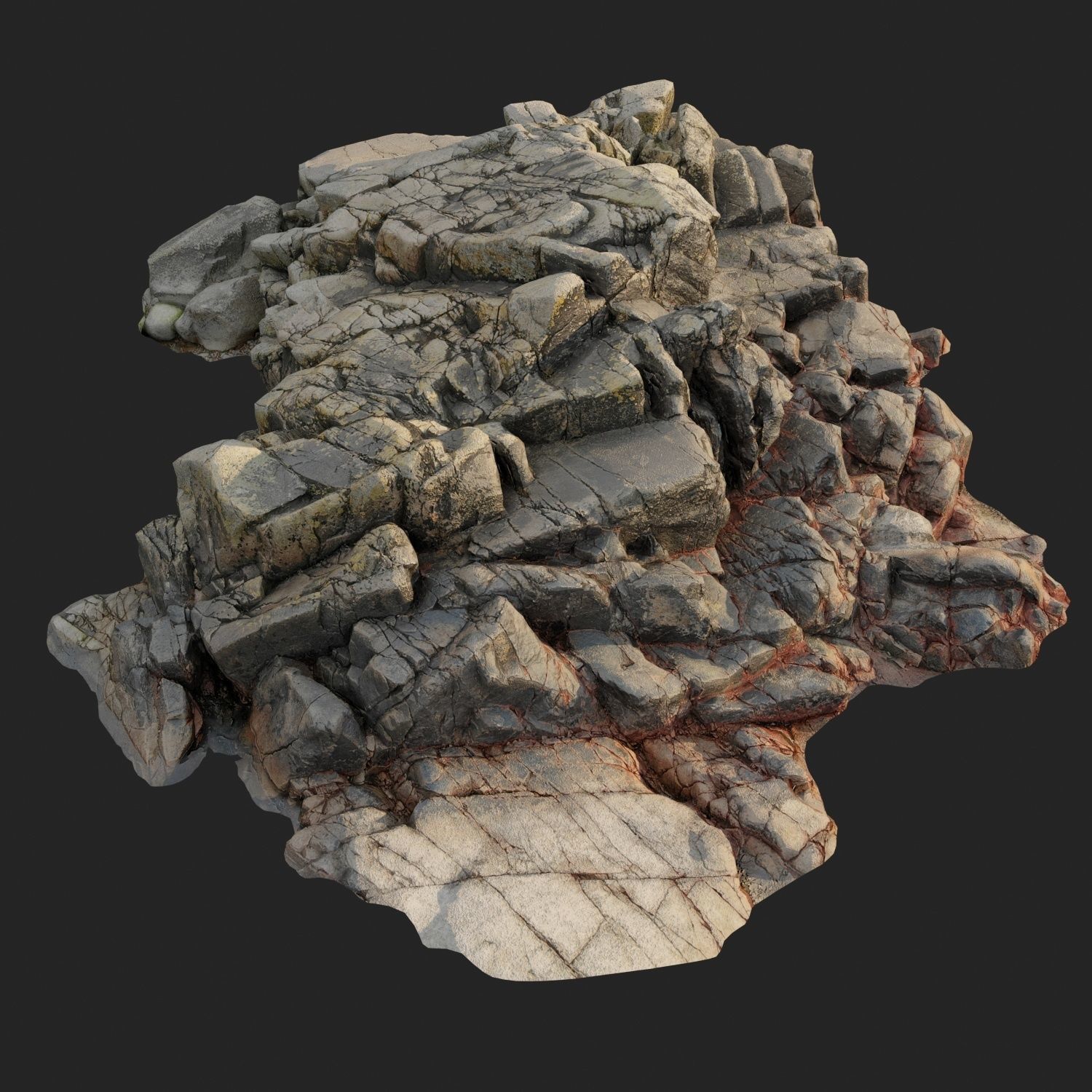 Cliff pack F bundle 3D model_28