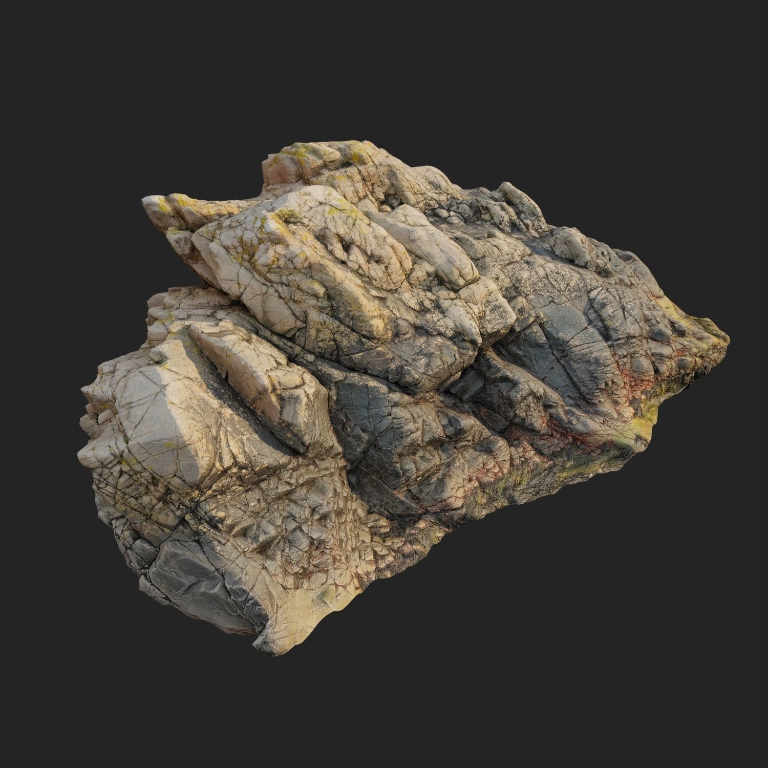 Cliff pack F bundle 3D model_13