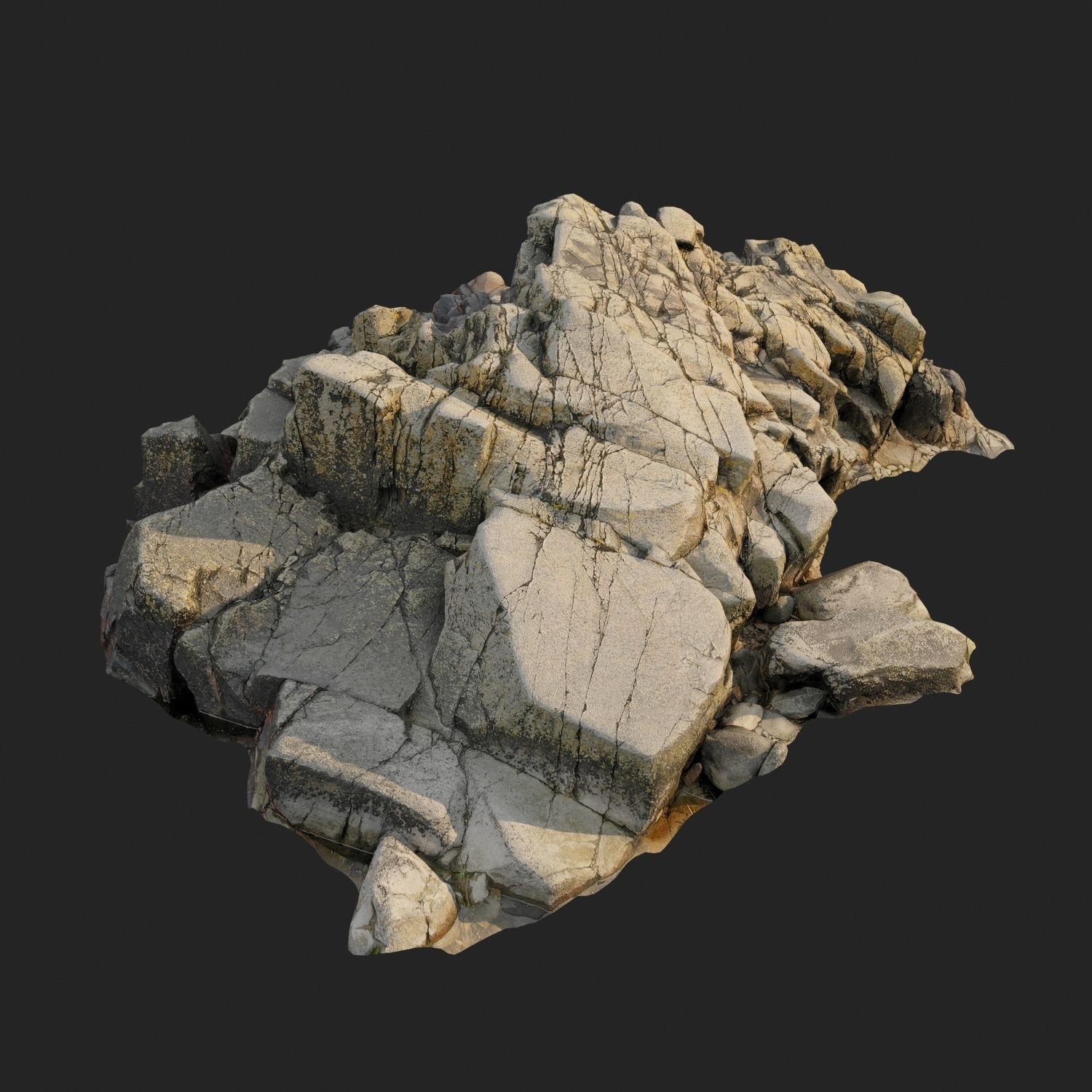 Cliff pack F bundle 3D model_30