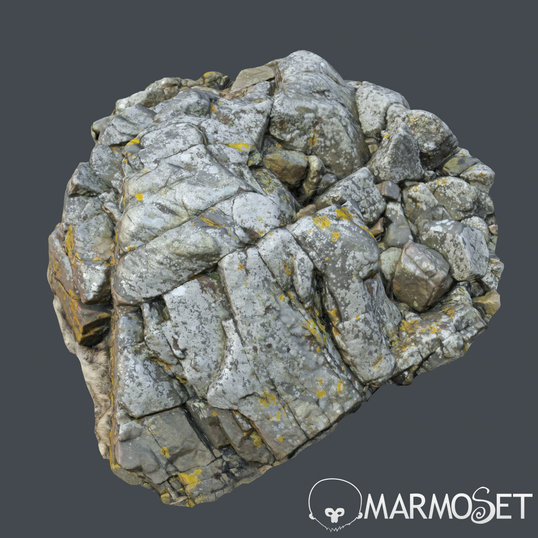 Cliff pack F bundle 3D model_41