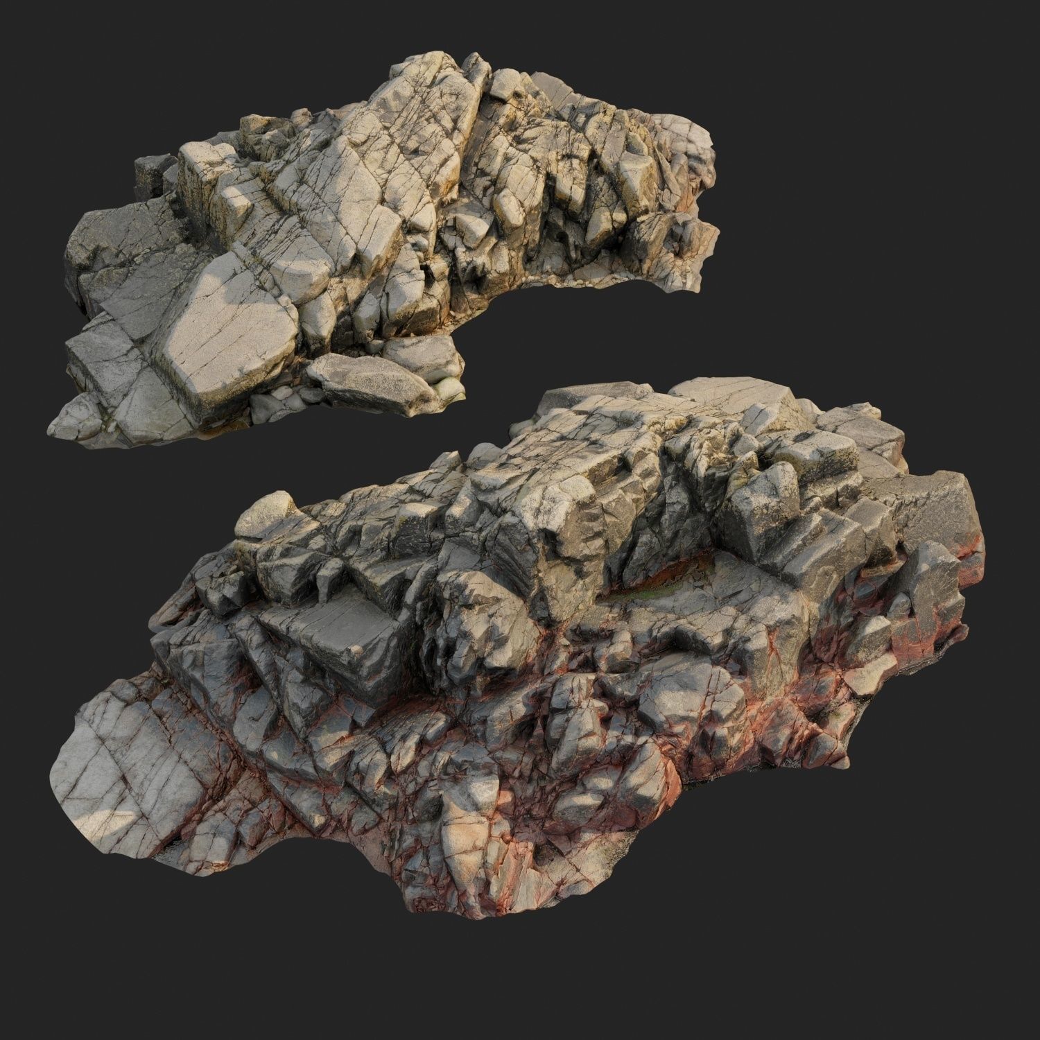 Cliff pack F bundle 3D model_23