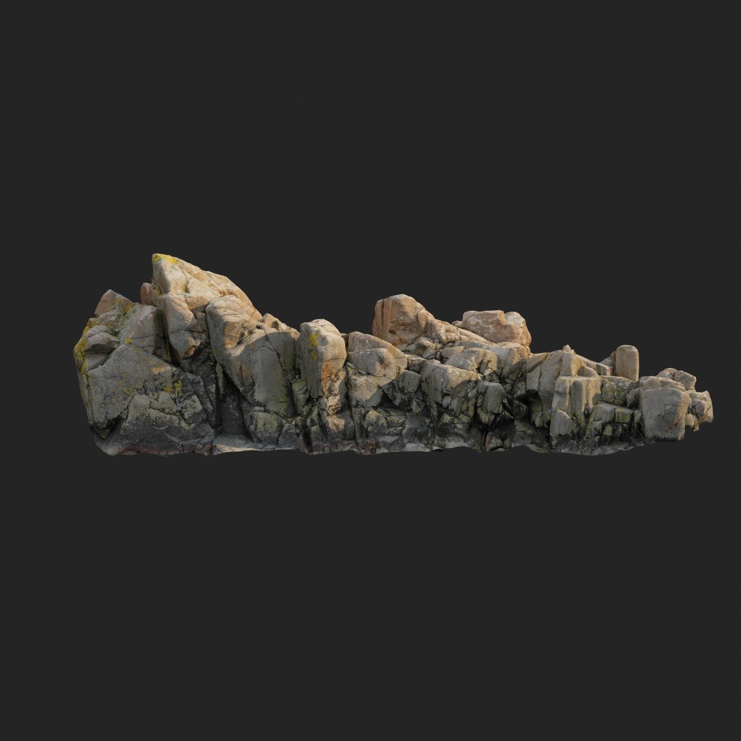 Cliff pack F bundle 3D model_18