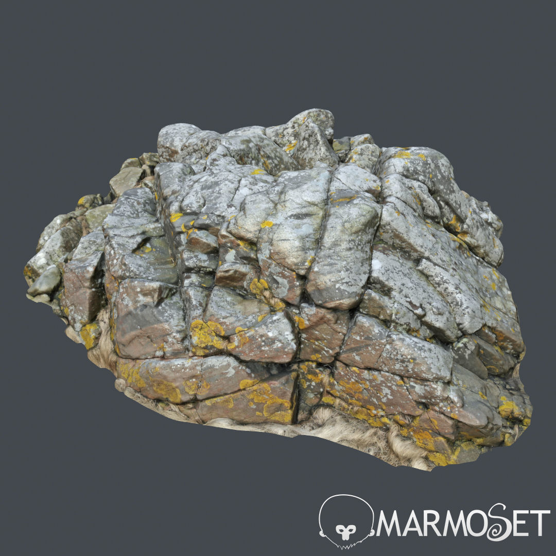 Cliff pack F bundle 3D model_40