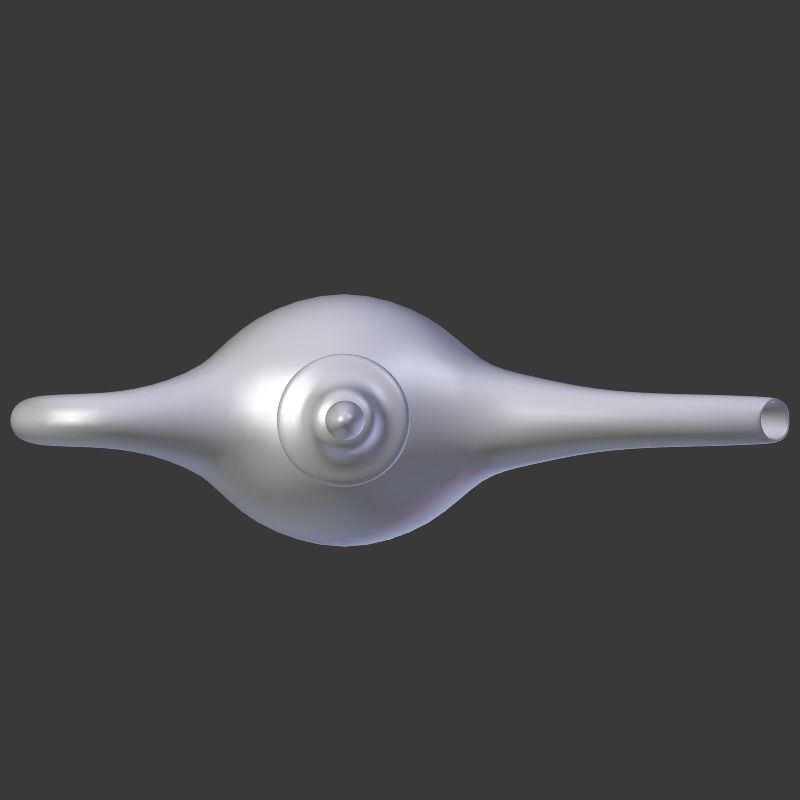 Cartoon Magic Lamp Low-poly 3D model_8